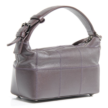 Chanel Caviar Square Stitched Bag Metallic Violet 3 of 8