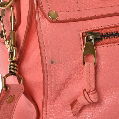 Proenza Schouler Lambskin Medium PS1 Satchel Neon Coral 12 of 19
