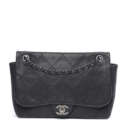 Chanel Caviar Outdoor Flap Black 1 of 9