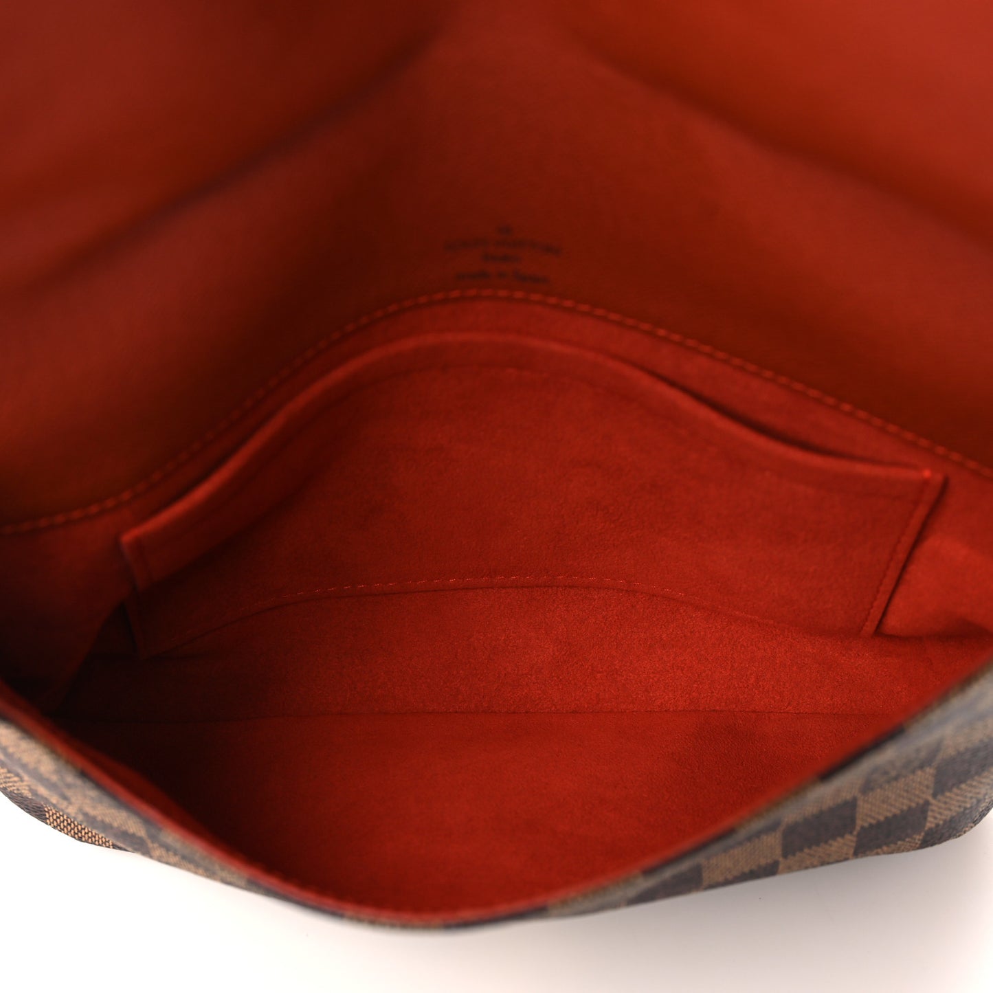 Damier Ebene Musette Tango Long Strap