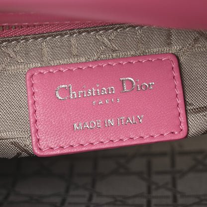 Christian Dior Lambskin Cannage Mini Lady Dior Sorbet 6 of 9