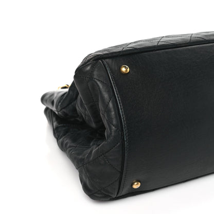 Chanel Iridescent Calfskin Quilted Large In The Mix Tote Black 8 of 9