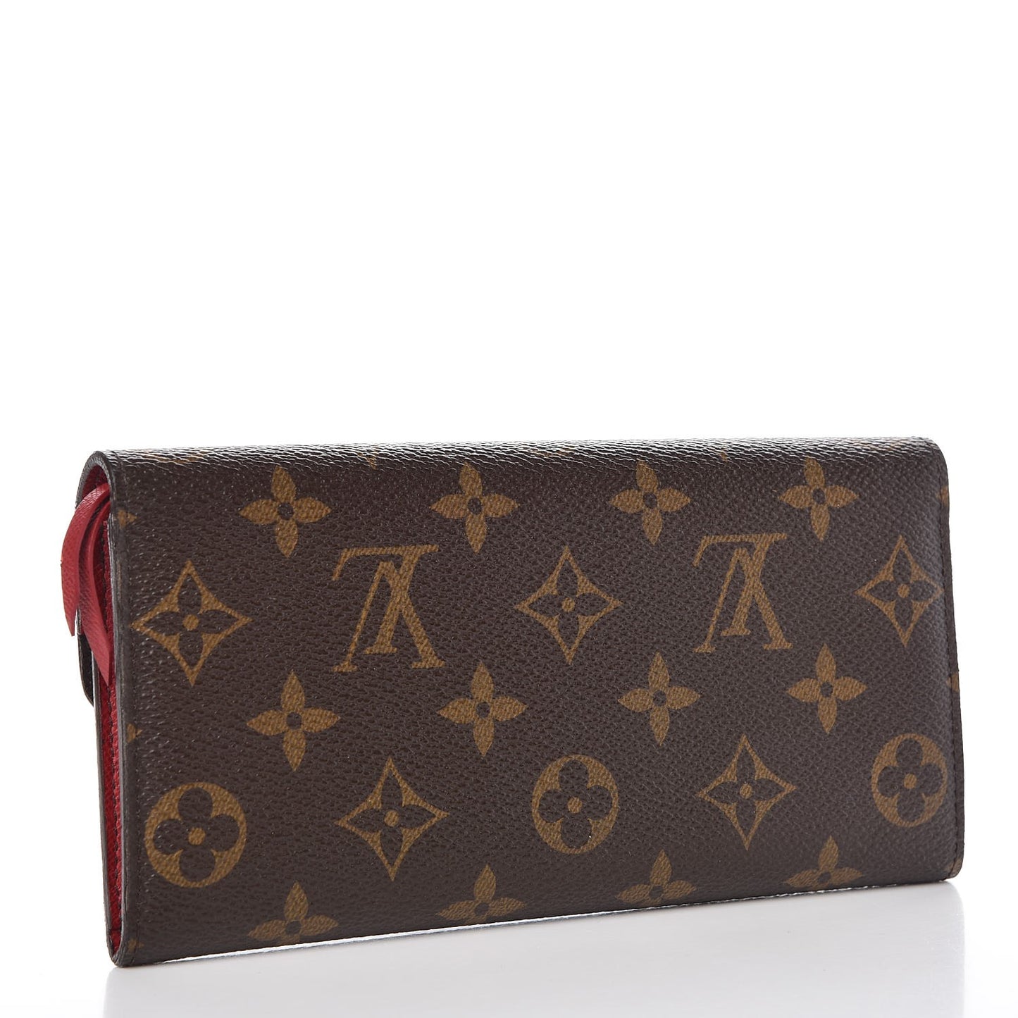 Monogram Emilie Wallet Red