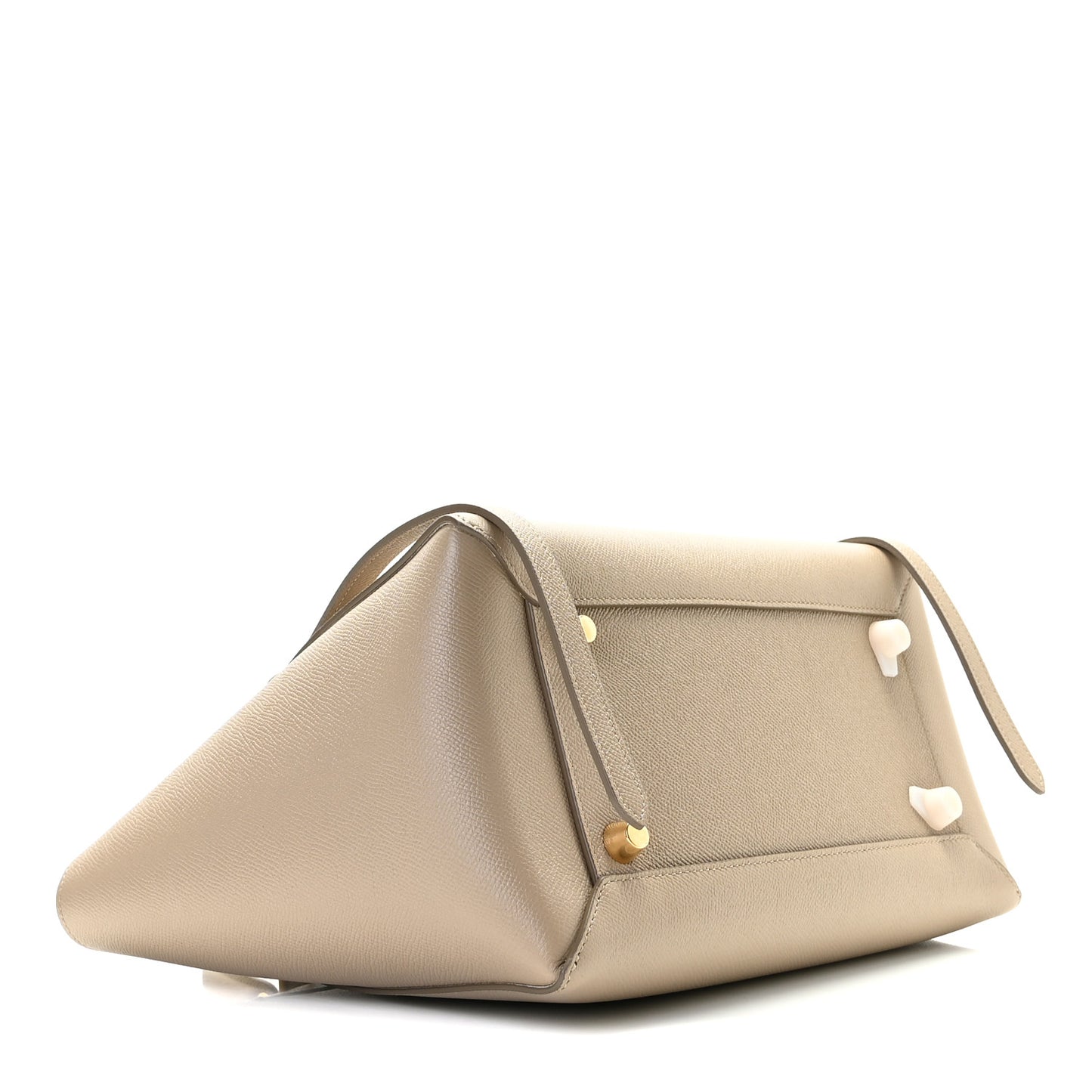 Grained Calfskin Mini Belt Bag Light Taupe