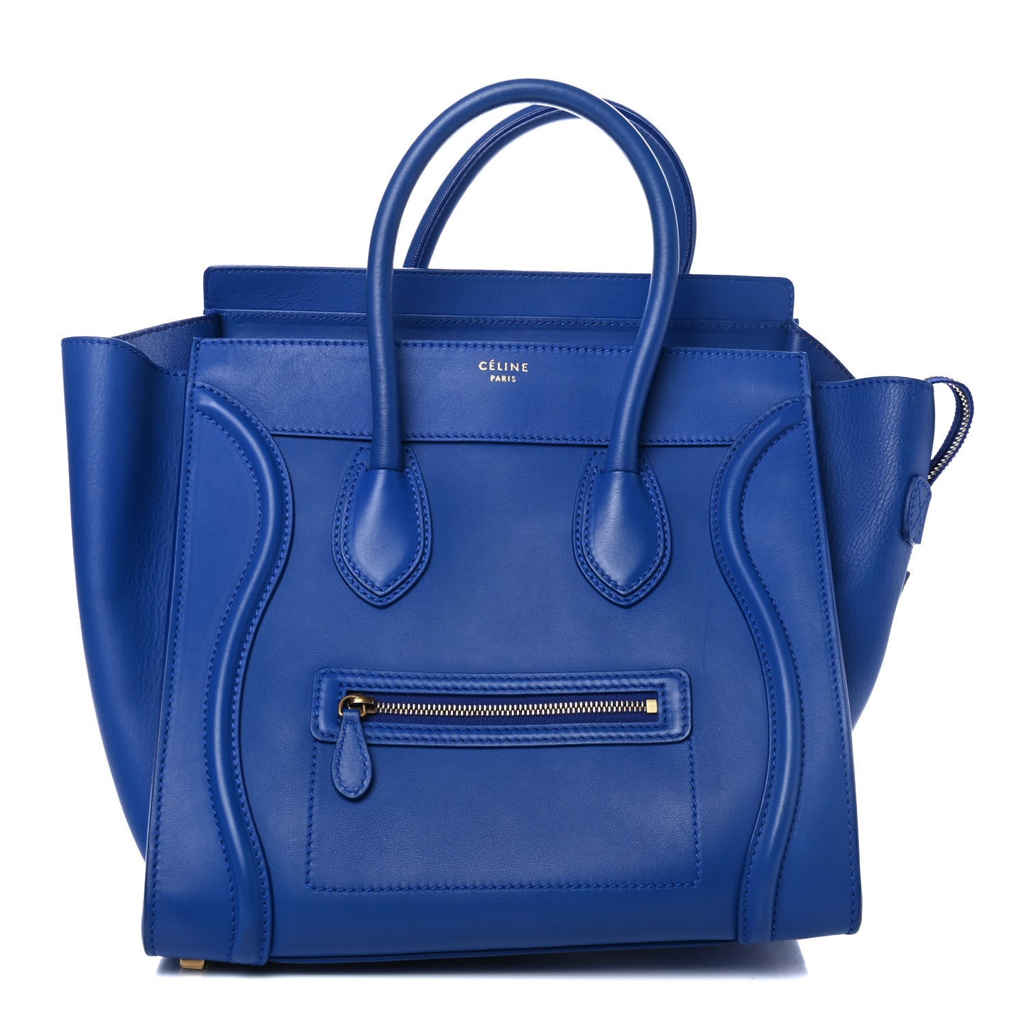 Smooth Calfskin Mini Luggage Royal Blue