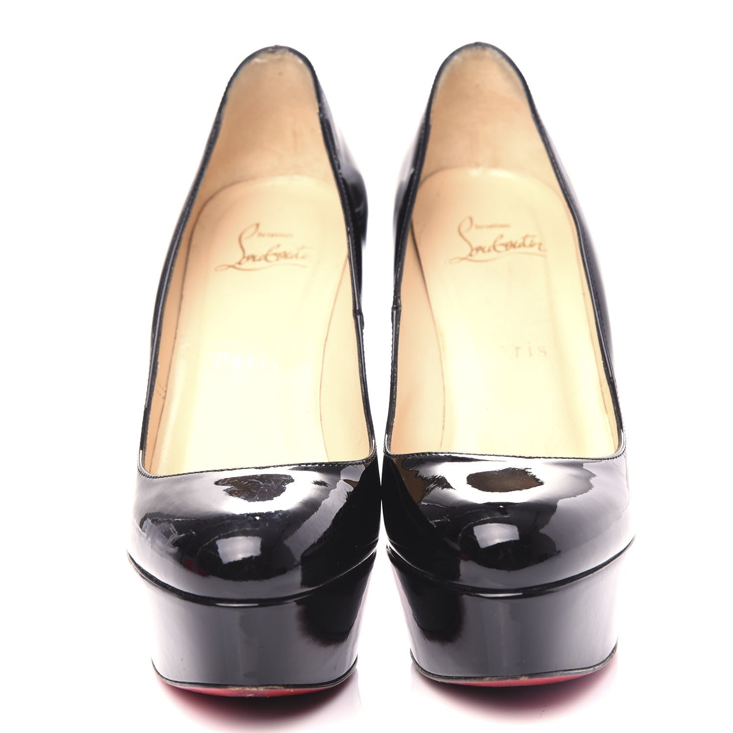 Christian Louboutin Patent Bianca 120 Pumps 35 Black 5 of 9