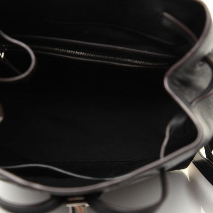 MCM Calfskin Ottomar Monogram Essential Backpack Black 5 of 21