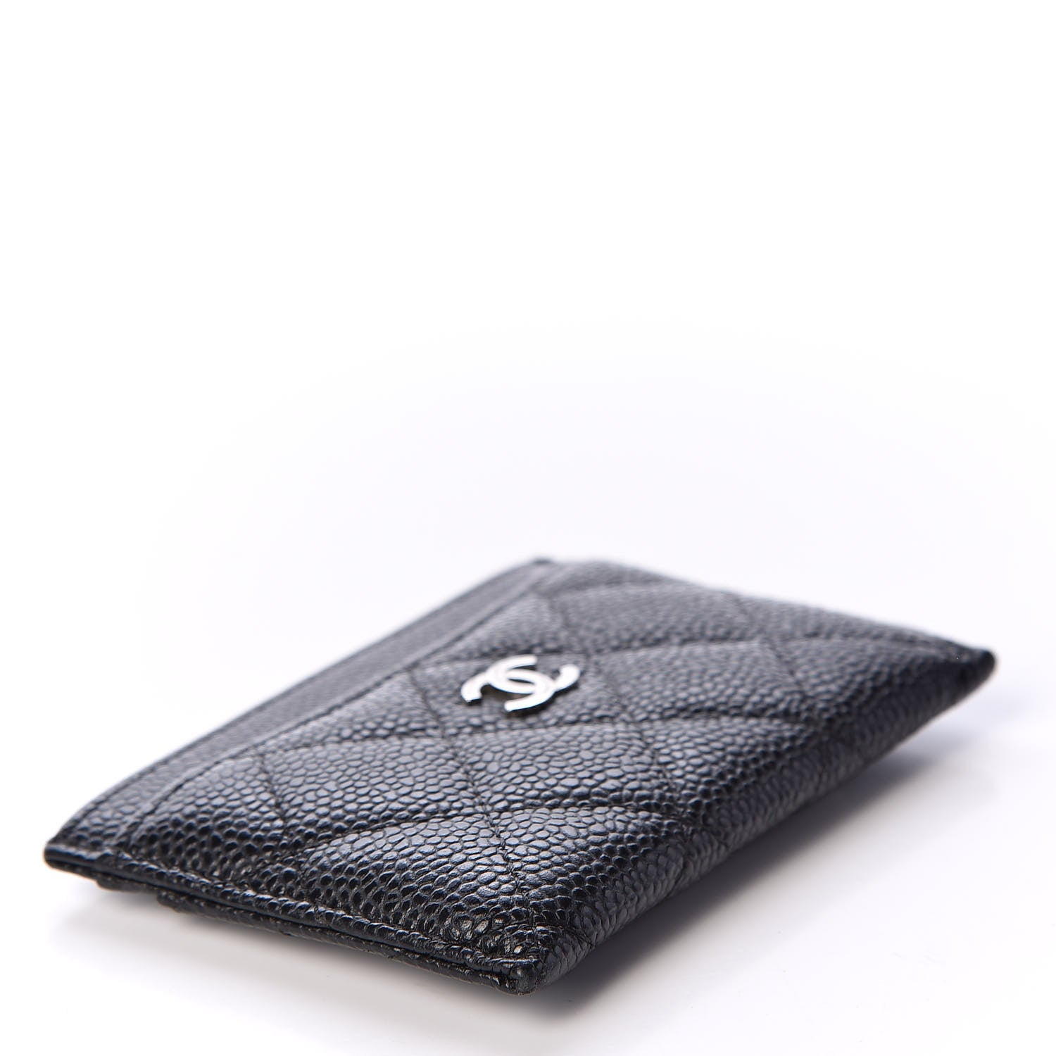 Chanel Caviar Quilted Card Holder Black 3 of 9