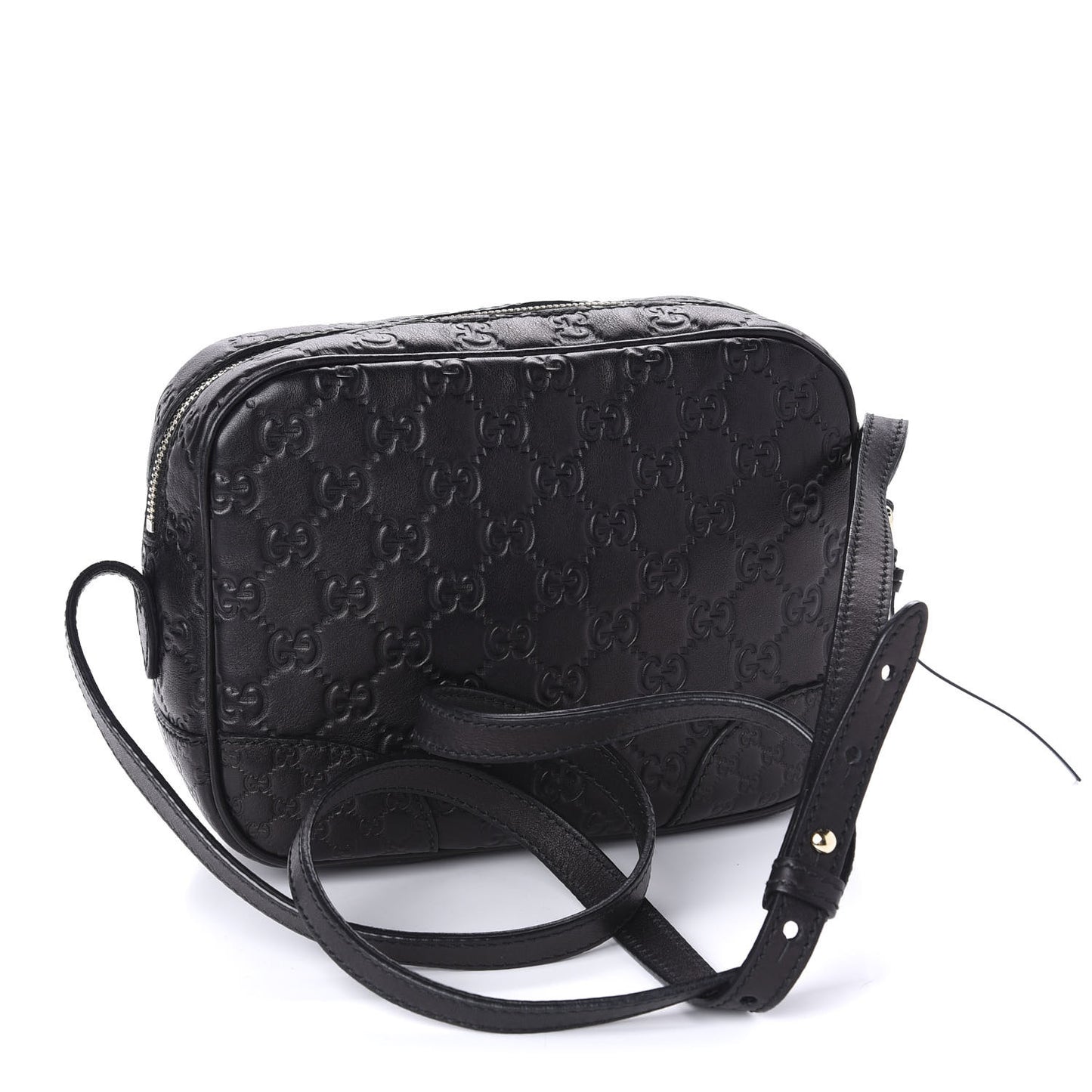 Guccissima Mini Bree Messenger Bag Black