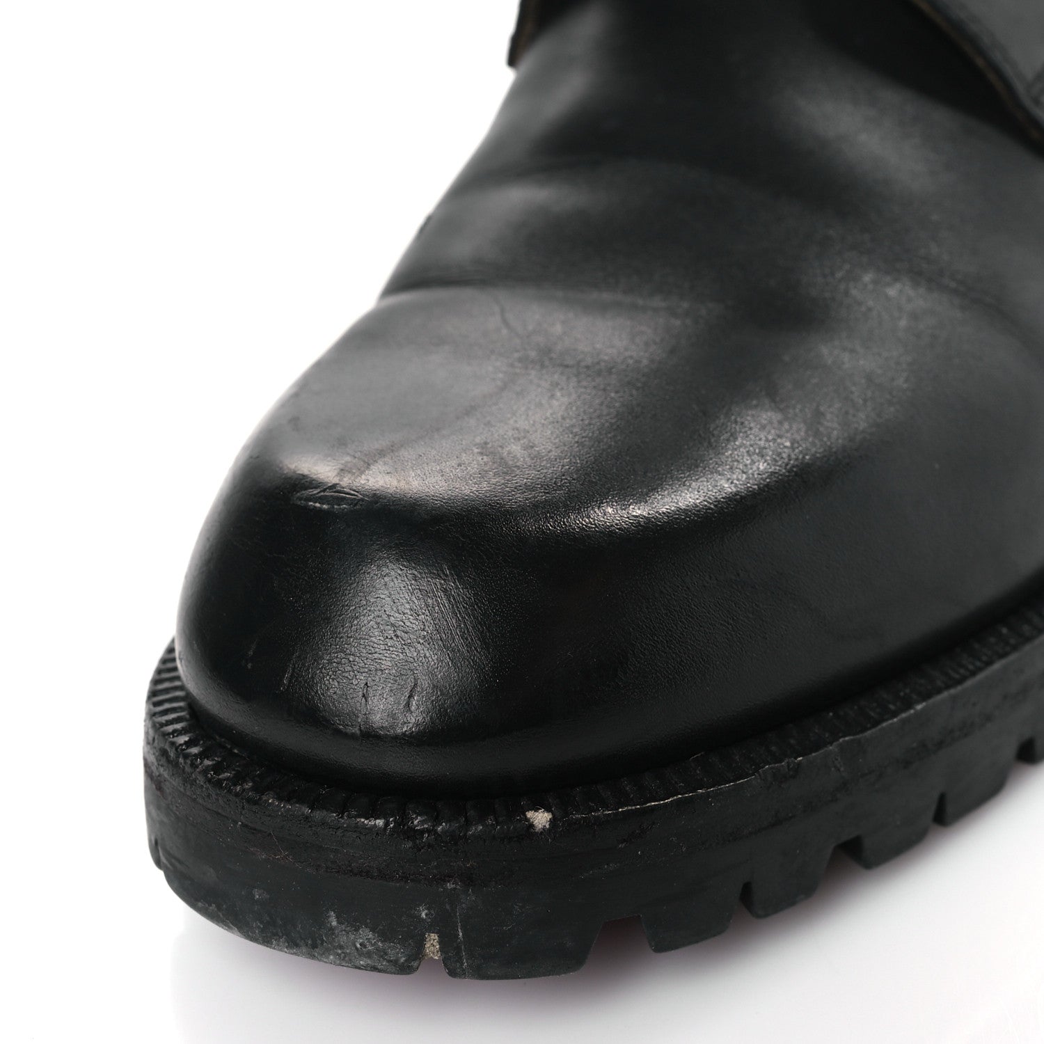 Christian Louboutin Calfskin Mens Trapman Flat Boots 40 Black 8 of 9