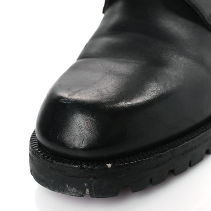 Christian Louboutin Calfskin Mens Trapman Flat Boots 40 Black 8 of 9