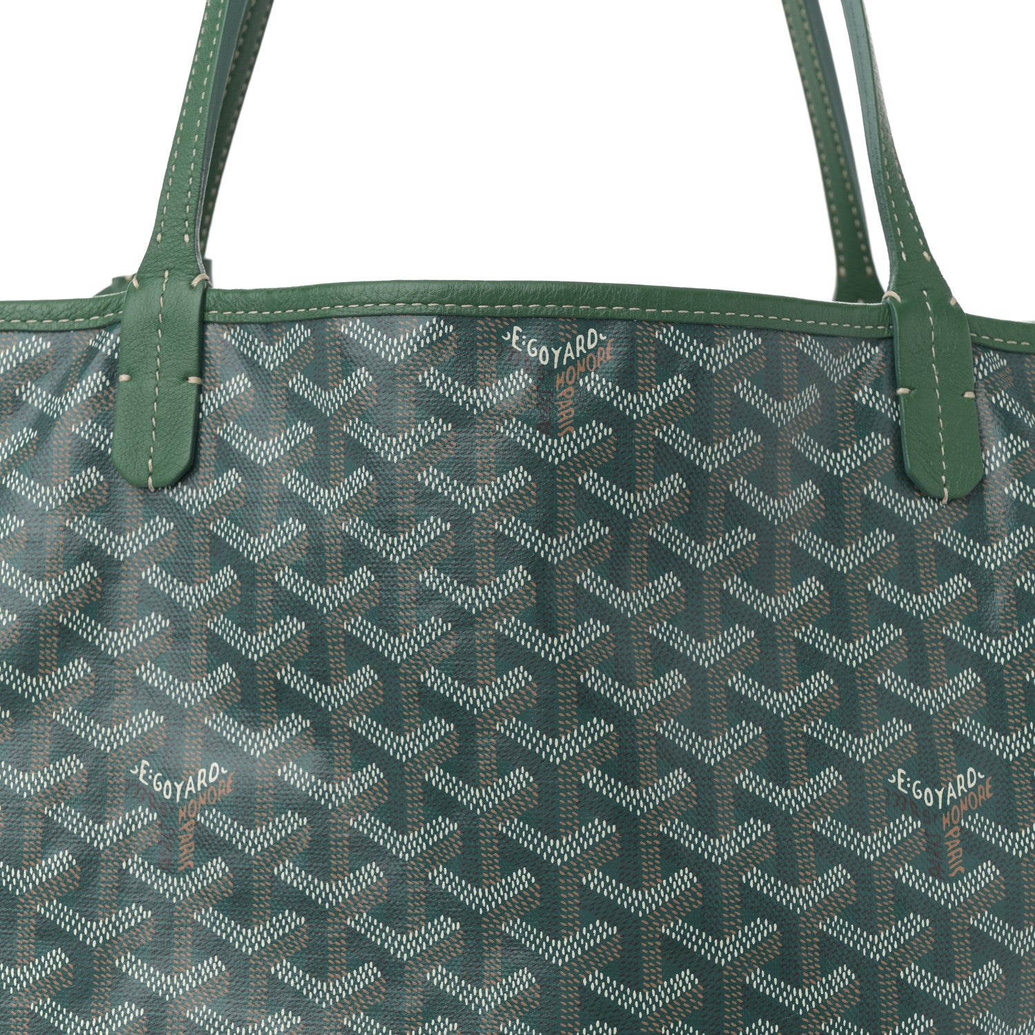 Goyard Goyardine Reversible Anjou GM Green 23 of 45