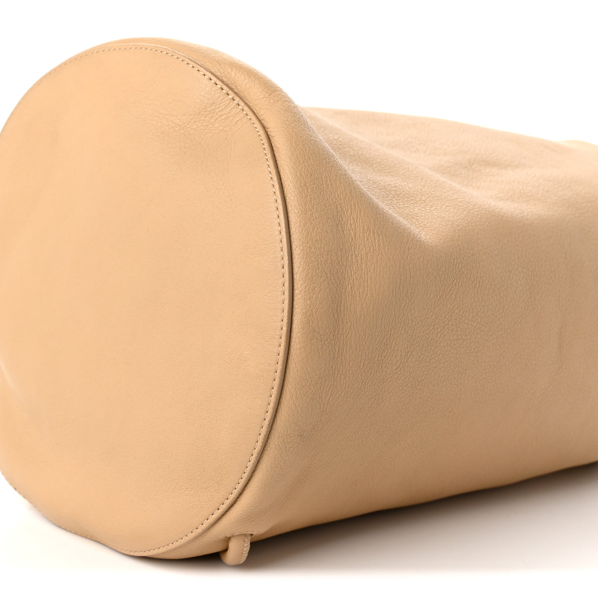 Grained Calfskin Sporty Backpack Beige