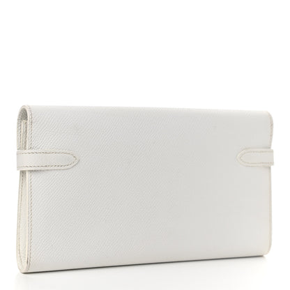 Hermes Epsom Kelly Longue Wallet White 3 of 11