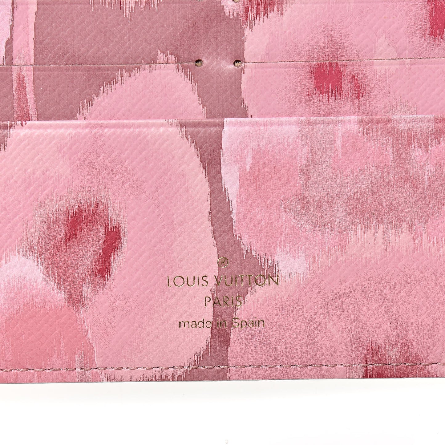 Monogram Articles de Voyage Ikat Insolite Wallet Rose Velours