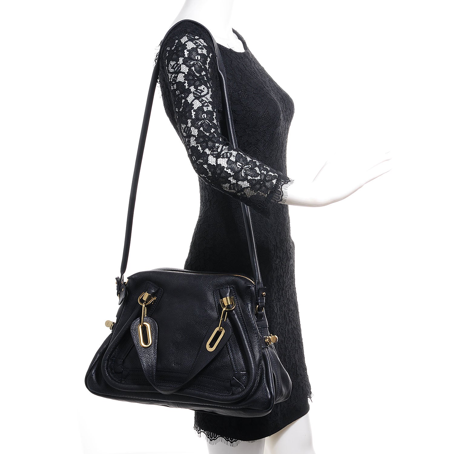Chloe Calfskin Medium Paraty Navy Ink 2 of 8