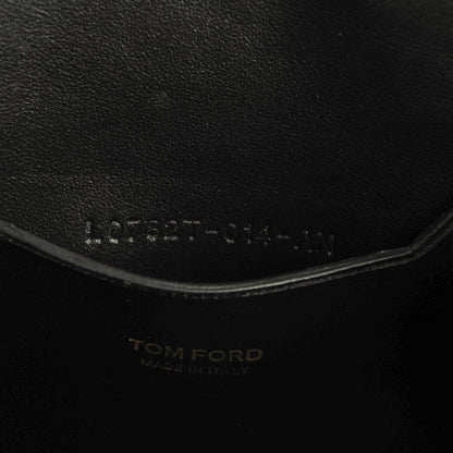 Tom Ford Calfskin Medium Double Tassel Bucket Taupe 7 of 8