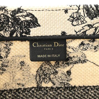 Christian Dior Canvas Zodiac Toile De Jouy Embroidered Medium Book Tote Latte 5 of 13