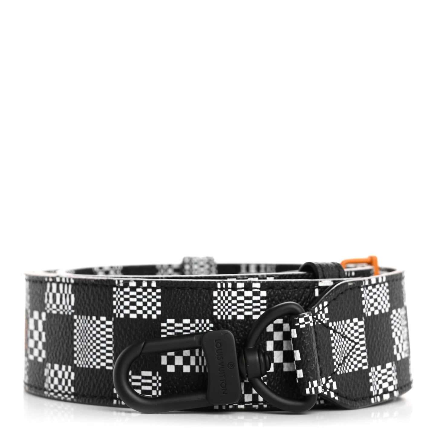 Damier Distorted Keepall Bandouliere Strap Black