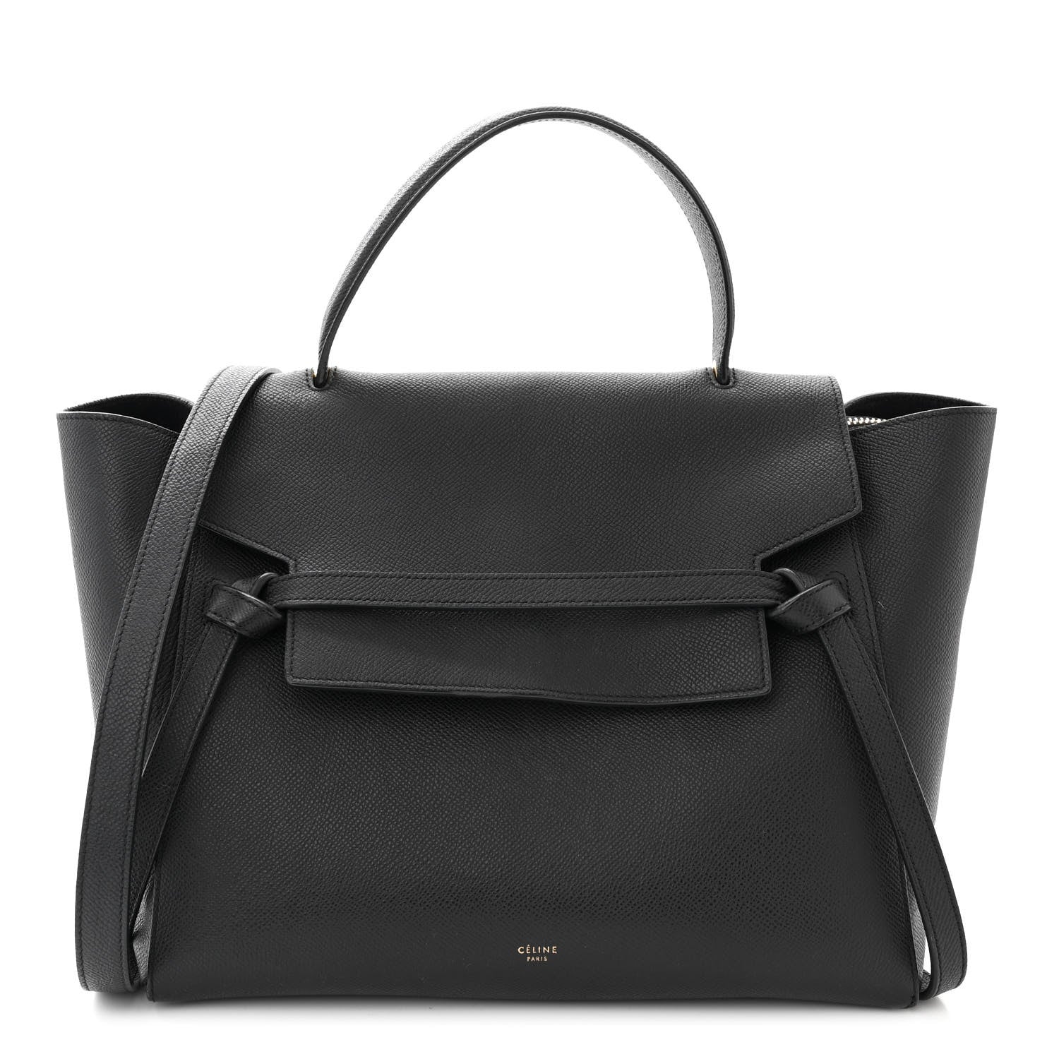Celine Grained Calfskin Mini Belt Bag Black 1 of 13