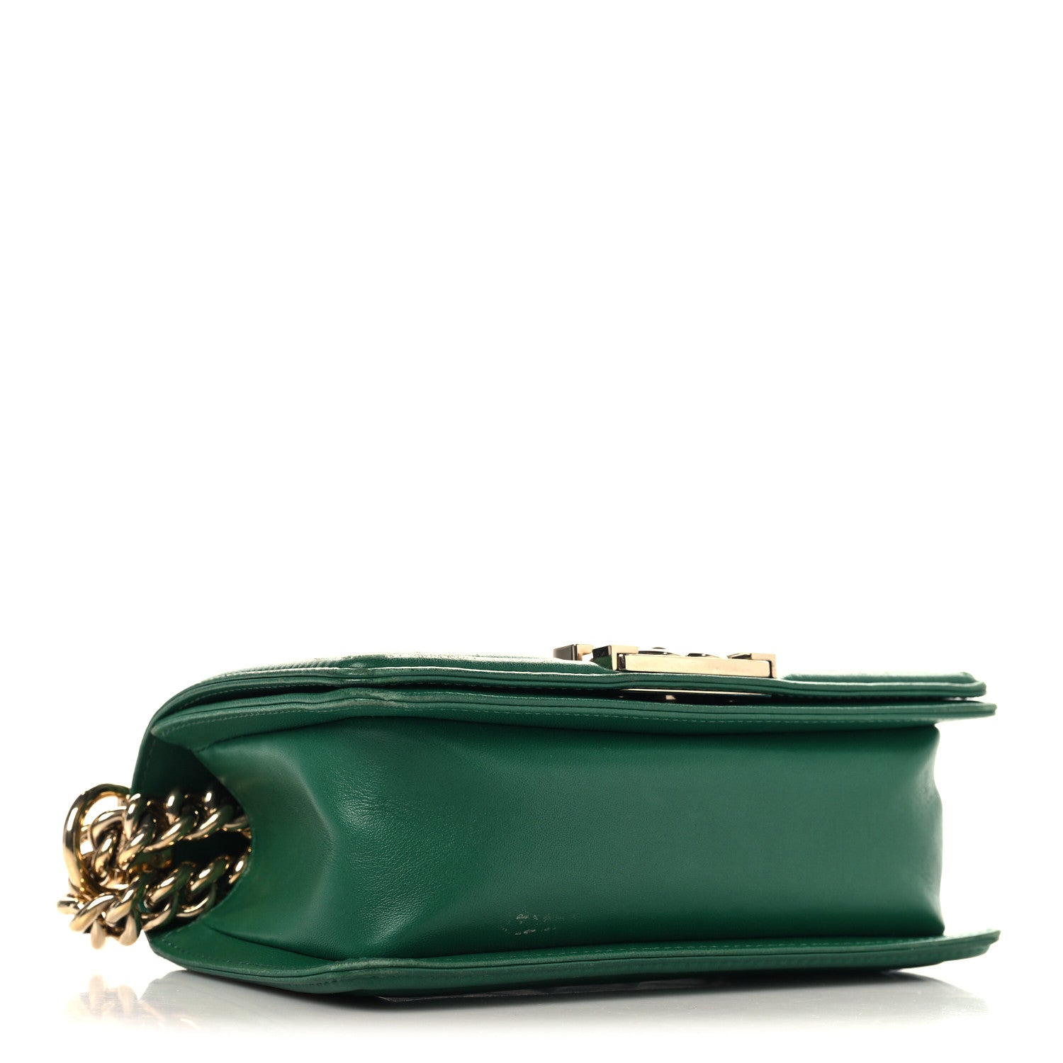 Chanel Lambskin Quilted Small Boy Flap Green 4 of 13