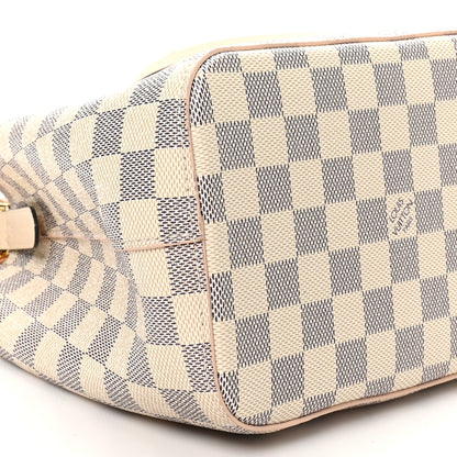Louis Vuitton Damier Azur Braided Neonoe BB Pink 9 of 10