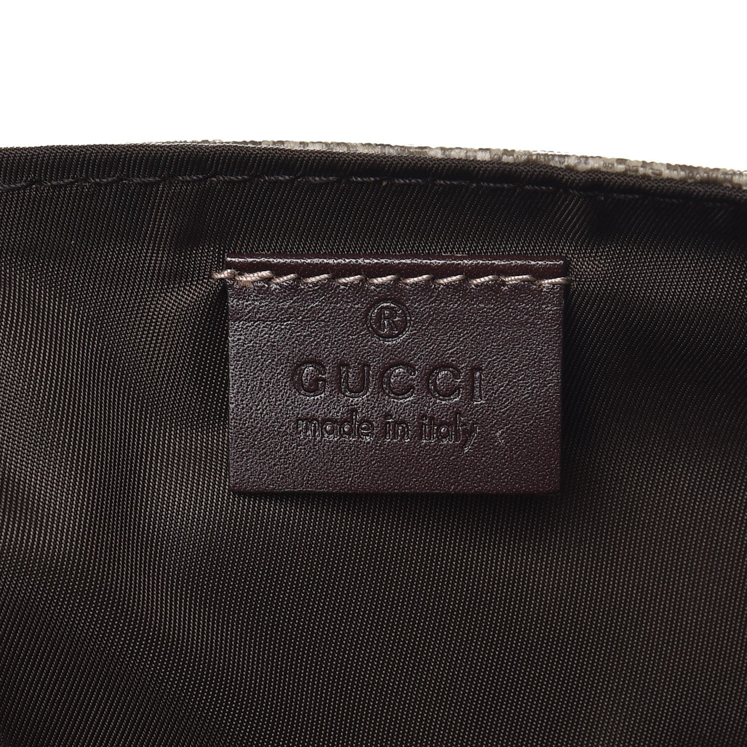 Gucci GG Plus Monogram Messenger Diaper Bag Dark Brown 7 of 9