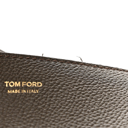Tom Ford Grained Calfskin Large Jennifer Crossbody Bag Brown 10 of 14