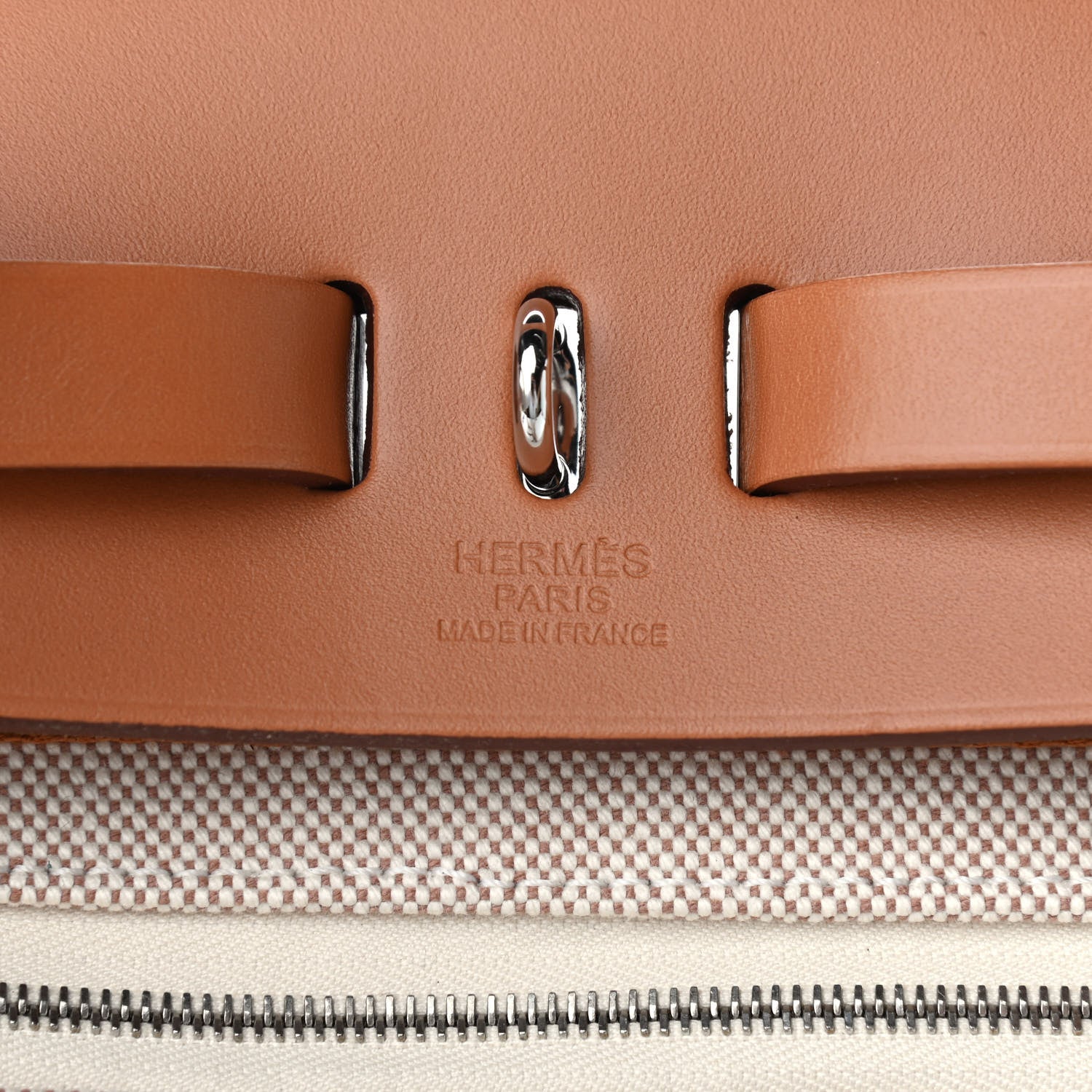 Hermes Vache Hunter Criss Viking Herbag a Dos Retourne Backpack Ecru Beige Naturel 6 of 9