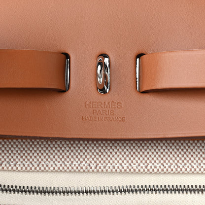 Hermes Vache Hunter Criss Viking Herbag a Dos Retourne Backpack Ecru Beige Naturel 6 of 9