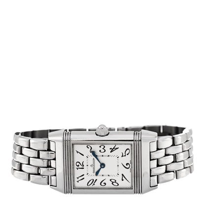 Jaeger-LeCoultre Stainless Steel Diamond 23mm Reverso Classic Duetto Manual Winding Watch 256.8.75 2 of 4