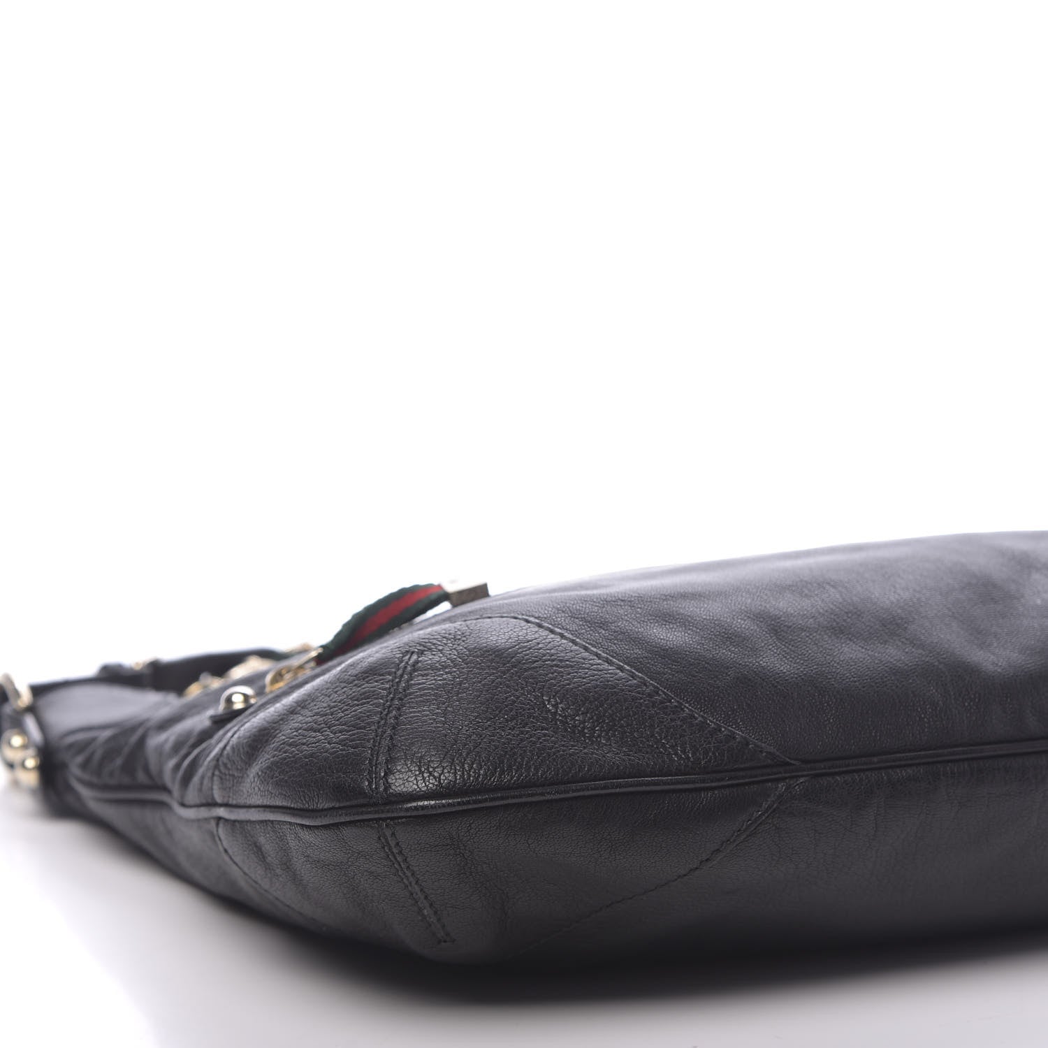 Gucci Calfskin Medium Capri Shoulder Bag Black 9 of 10