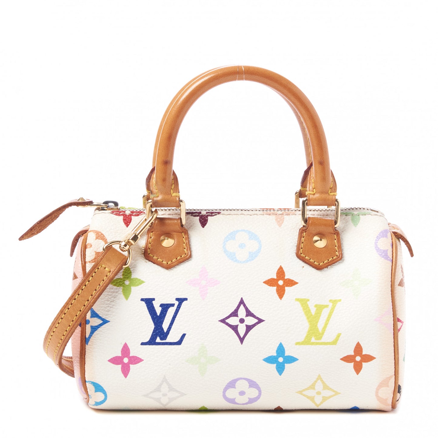 Monogram Multicolor Mini Sac HL Speedy White