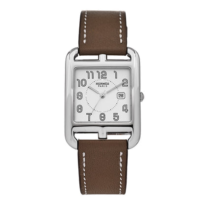 Hermes Stainless Steel Swift 29mm Cape Cod Quartz Watch Etoupe 1 of 5