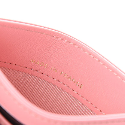 Chanel Lambskin Quilted Card Holder Pink 6 of 8
