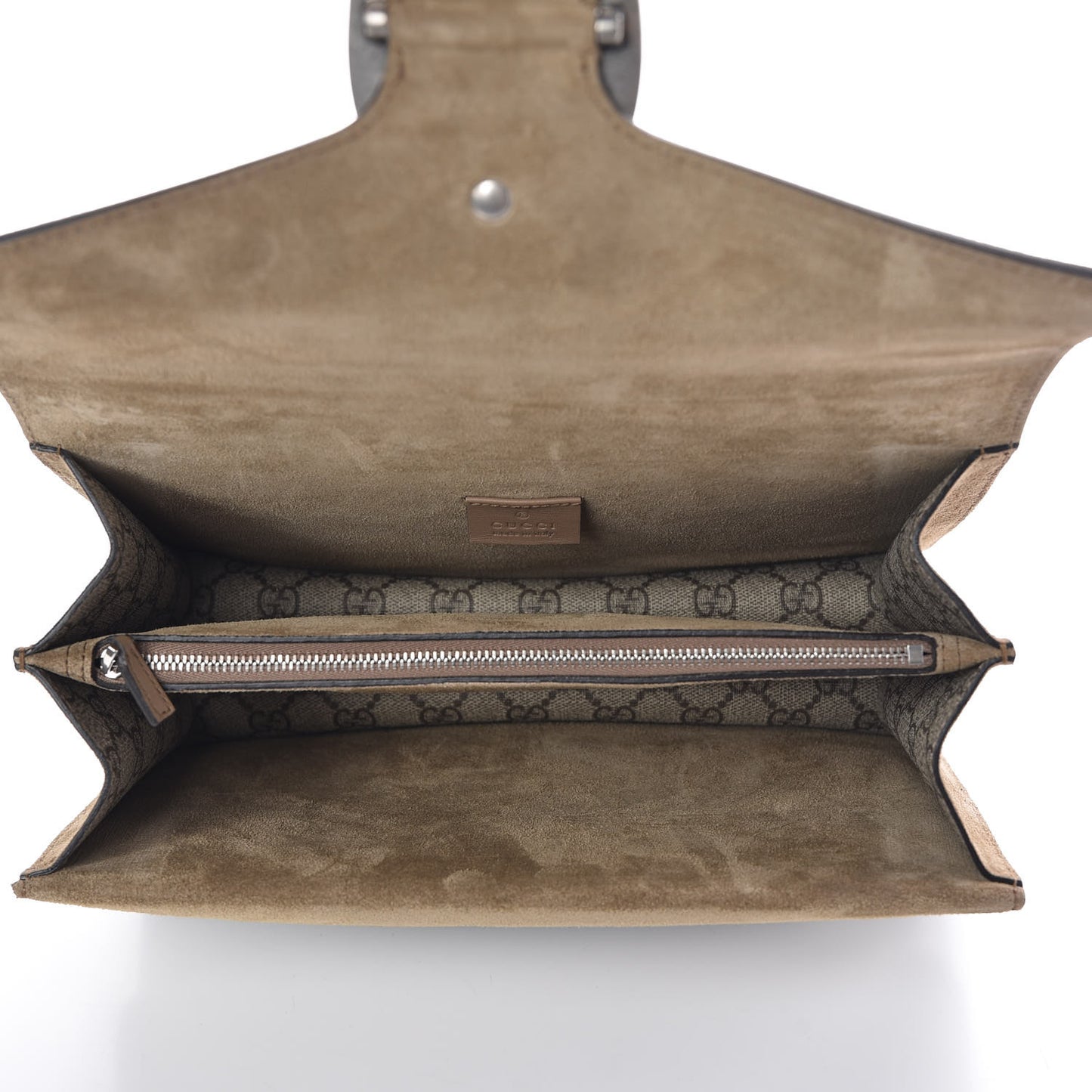 GG Supreme Monogram Small Dionysus Shoulder Bag Taupe