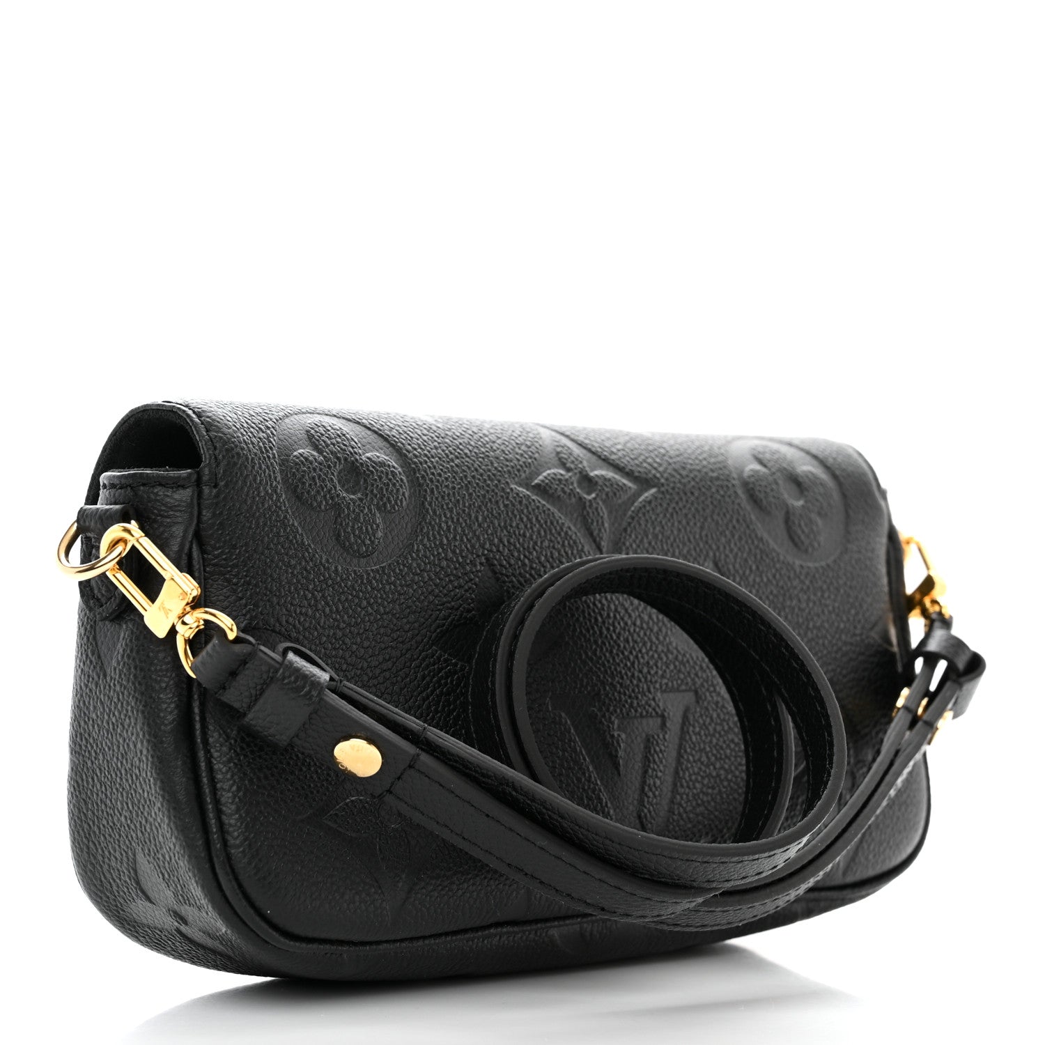 Louis Vuitton Empreinte Monogram Giant Ivy Wallet On Chain Black 3 of 10