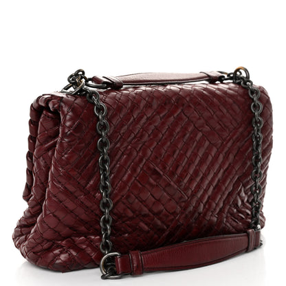 Bottega Veneta Nappa Intrecciato Stitched Small Olimpia Shoulder Bag Opera 4 of 11