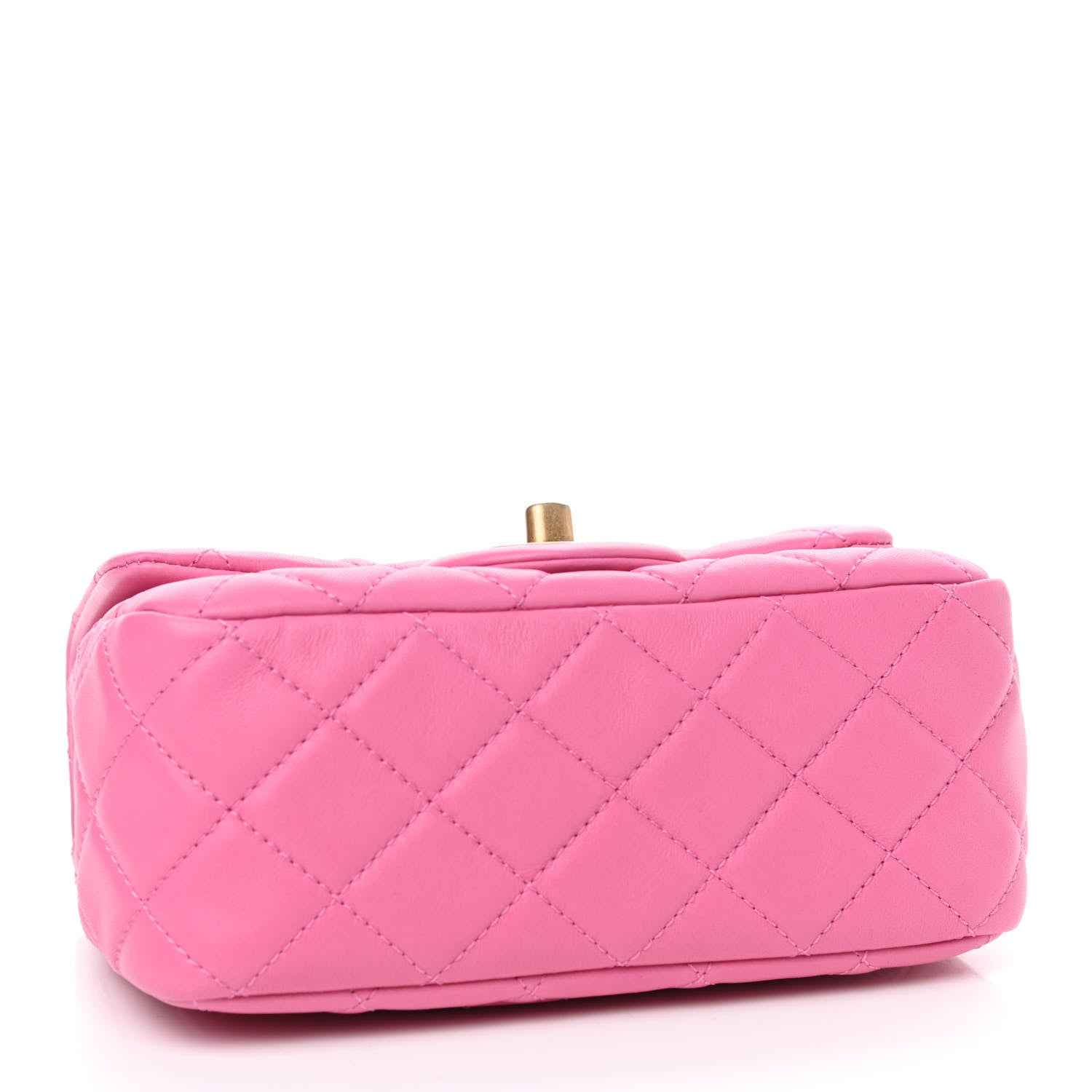 Chanel Lambskin Quilted Mini Pearl Crush Flap Pink 4 of 9