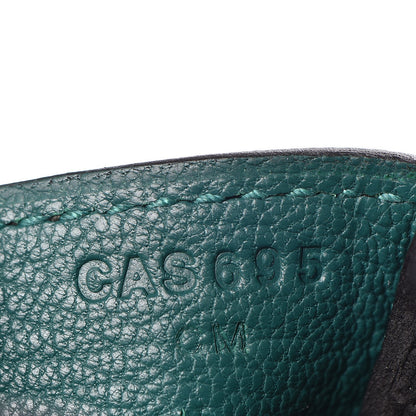Hermes Epsom Horseshoe Birkin 40 Bleu Saphir Malachite 10 of 32