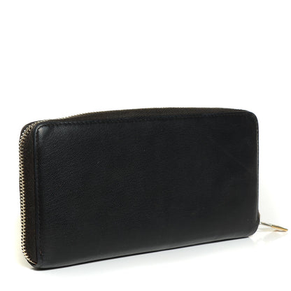Saint Laurent Chevre Belle De Jour Zip Around Wallet Black 3 of 9