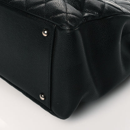 Chanel Caviar Quilted XL Grand Shopping Tote GST Black 10 of 12