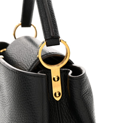 Louis Vuitton LOUIS VUITTON Taurillon Capucines BB Black 11 of 13