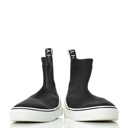 Givenchy Technical Canvas Knit Womens George V Sock Sneakers 37.5 Black 6 of 10