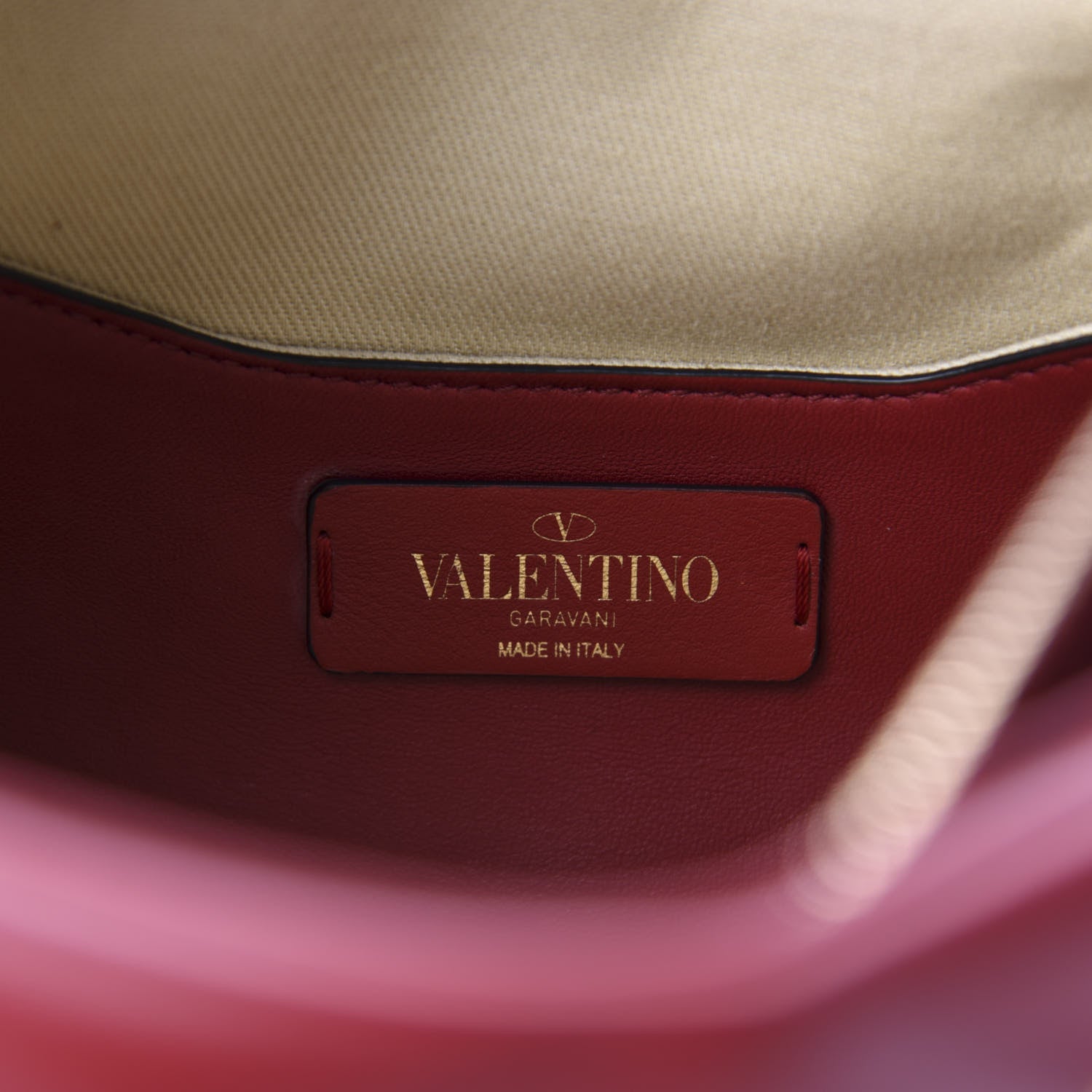 Valentino Garavani Nappa Candystud Shoulder Bag Red 7 of 8