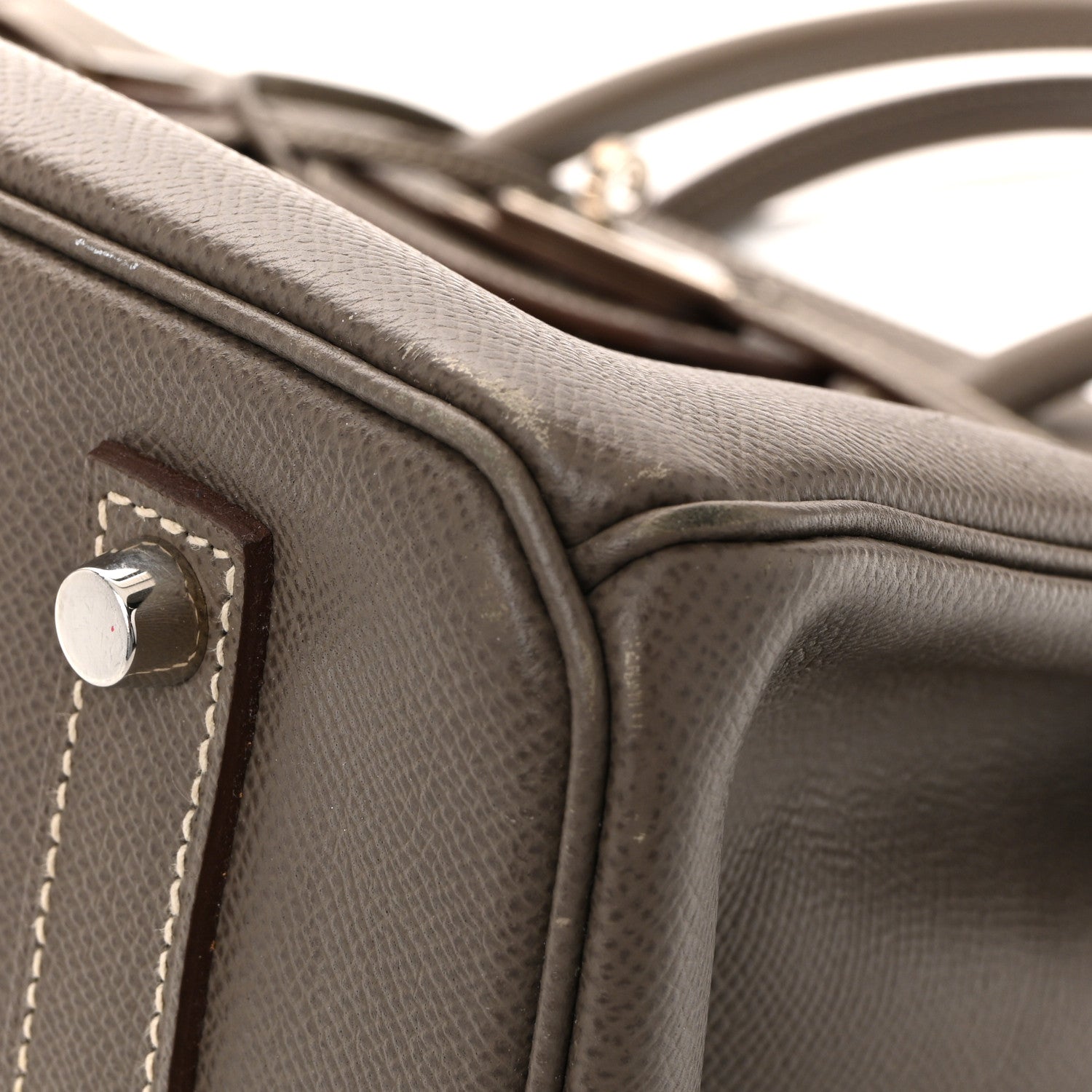 Hermes Epsom Candy Birkin 35 Etain Bleu Thalassa 14 of 16