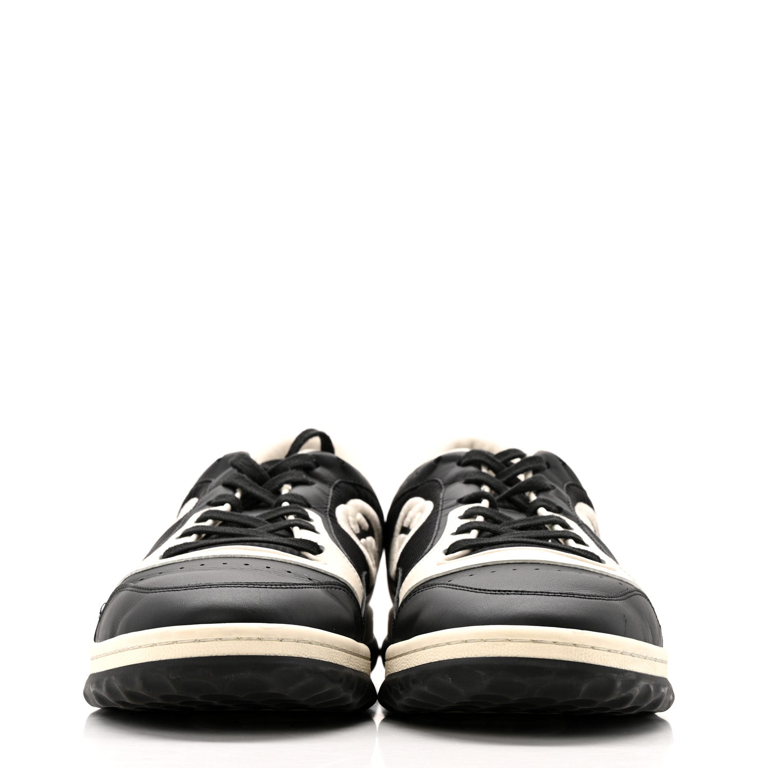 Gucci Dali Soft Calfskin Mens Mac80 Sneakers 10.5 Black White 3 of 14