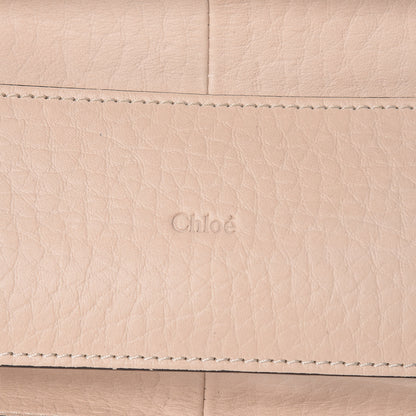 Chloe Grained Calfskin Medium Sally Flap Bag Beige 13 of 14