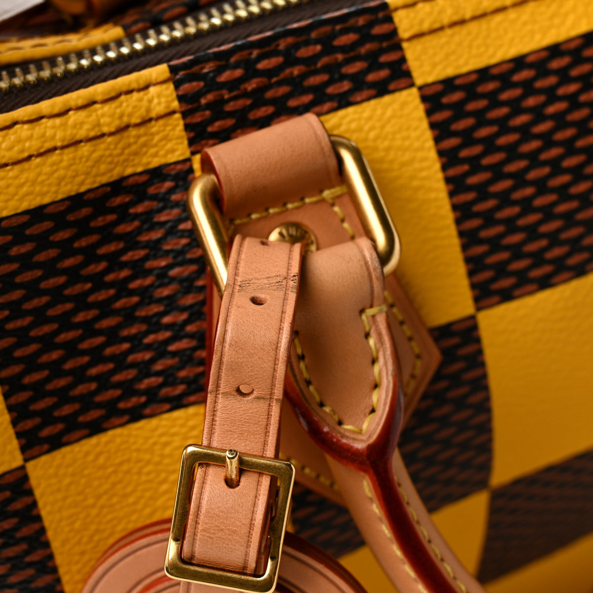 Louis Vuitton Damier Pop Speedy Bandouliere 25 Jaune Mat 11 of 11