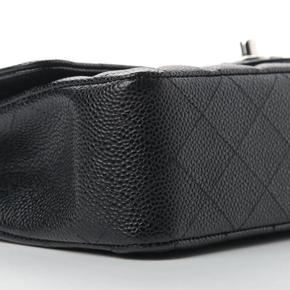 Chanel Caviar Quilted Medium Double Flap Black 8 of 11